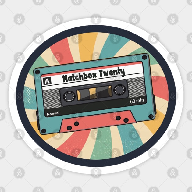 retro matchbox twenty Sticker by Saha Paloma Ilustra